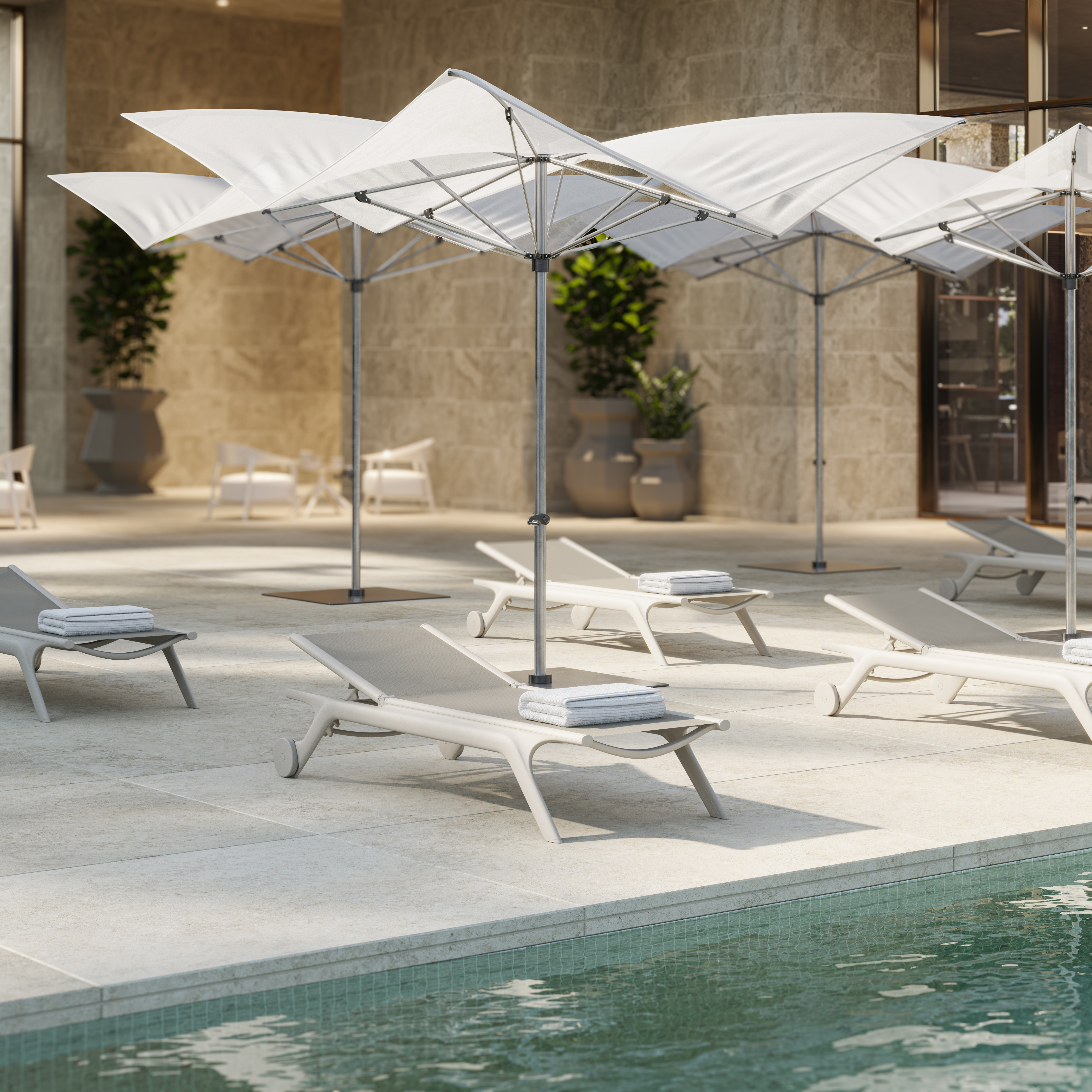 VONDOM AFRICA Sofa – Outdoor-Sofa und Lounge-Modul für Terrasse, Hotel & Event