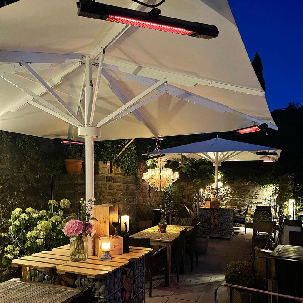 CARAVITA Großschirme in Gastronomie und Hotellerie