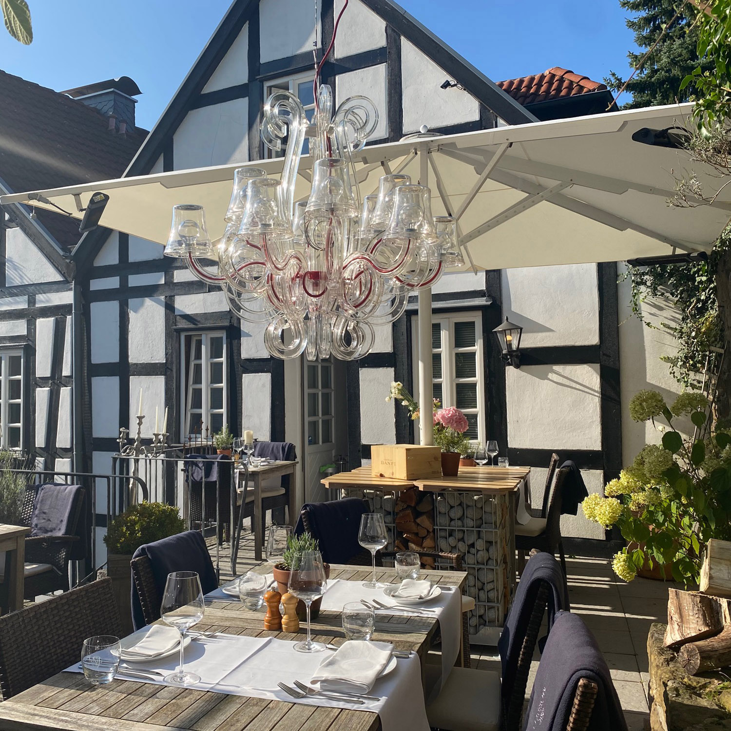 CARAVITA Großschirme in Gastronomie und Hotellerie