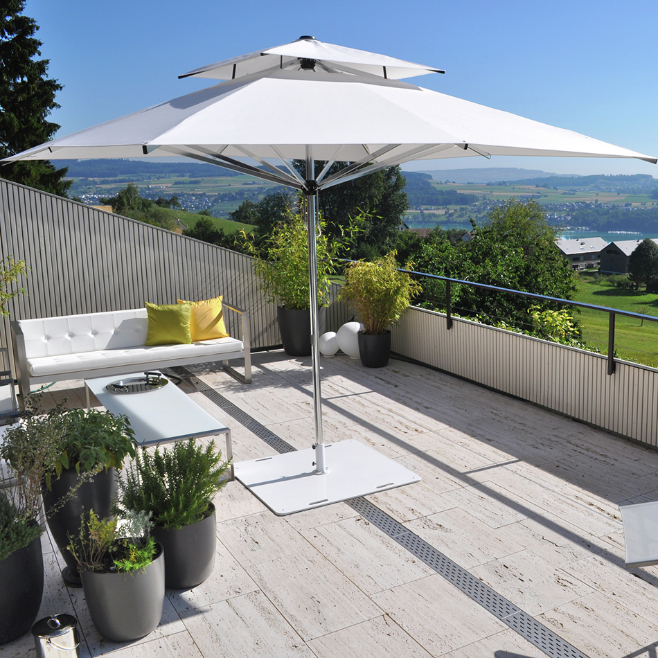 CARAVITA SUPREMO Großschirm für Terrasse und Gastronomie
