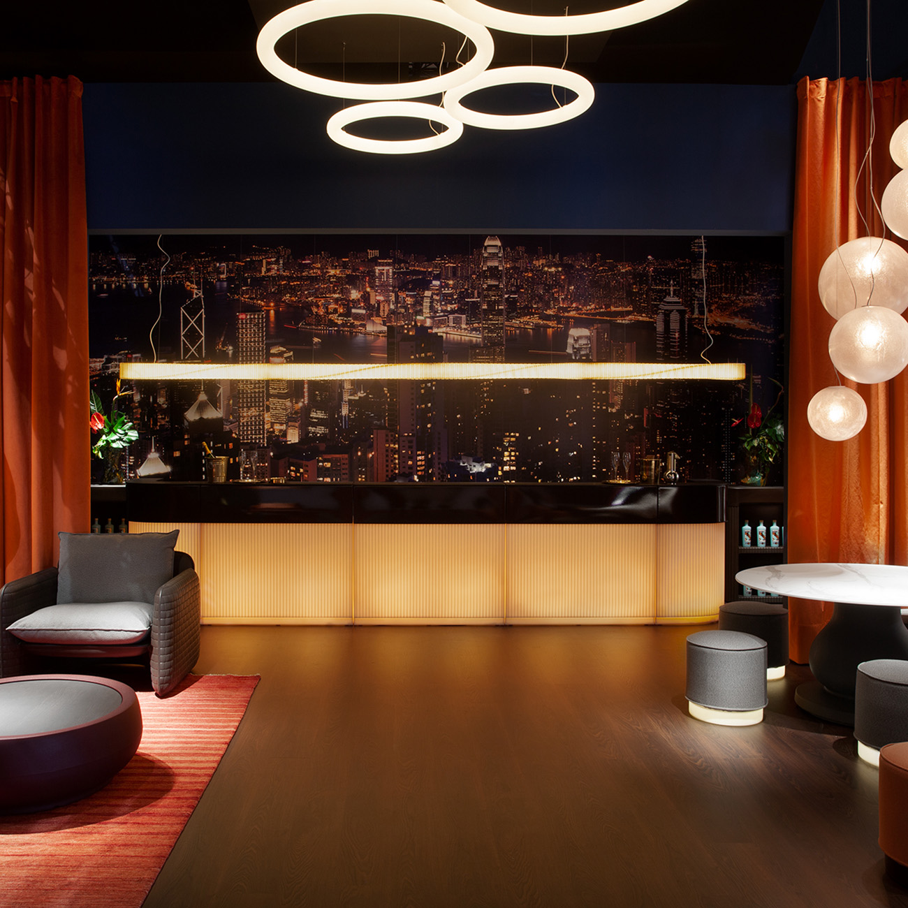 SLIDE Design Jumbo Bar Referenz – beleuchtete Barmodule für Events und Gastronomie