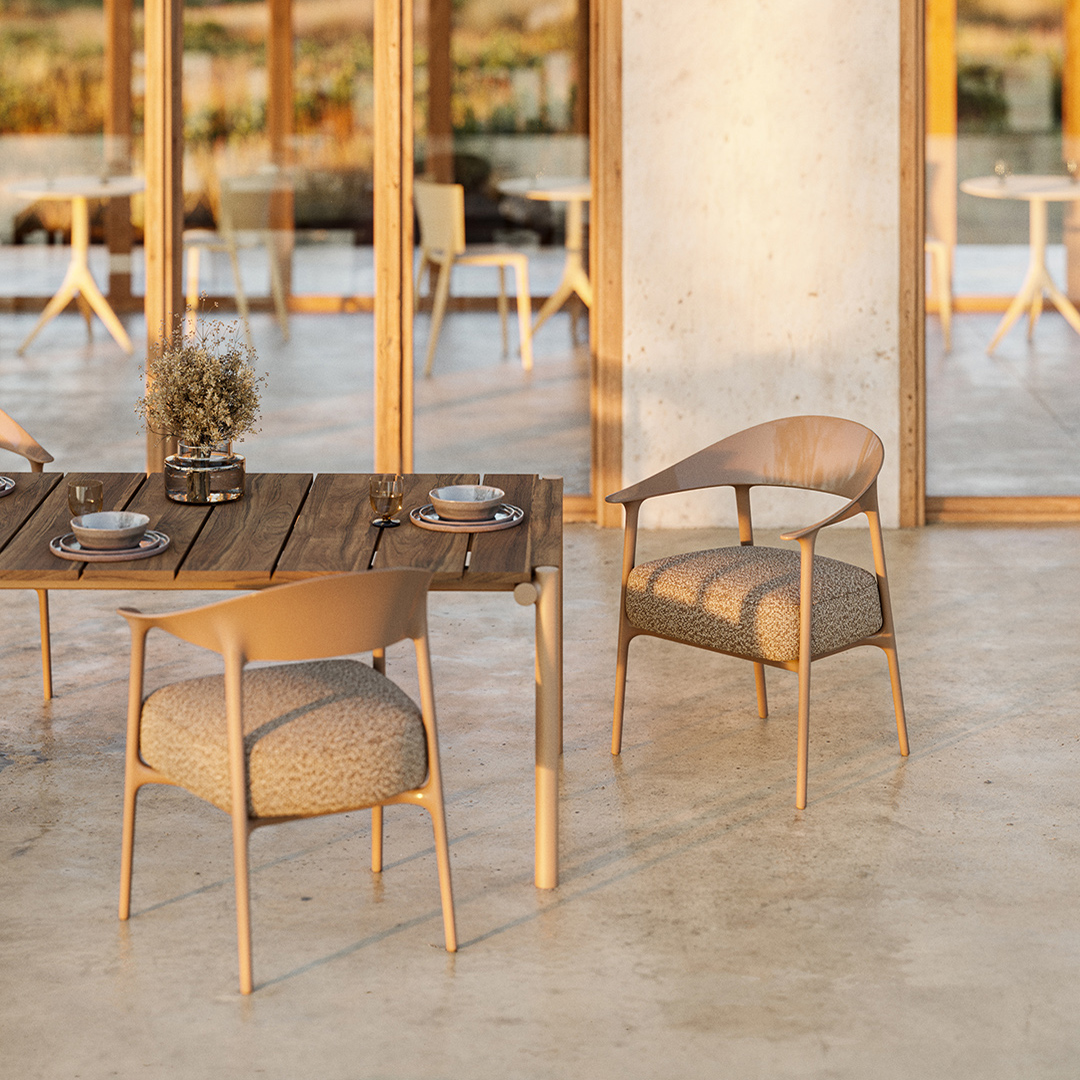 VONDOM AFRICA Stuhl – ikonischer Outdoor-Stuhl für Garten, Terrasse & Gastronomie