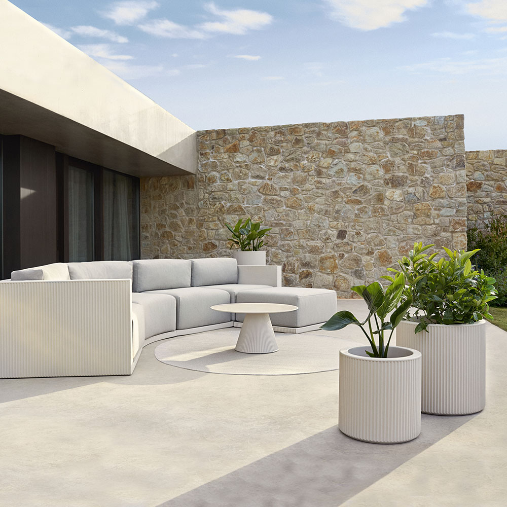 VONDOM GATSBY Pflanzgefäß – Designobjekt im Art-Déco-Stil