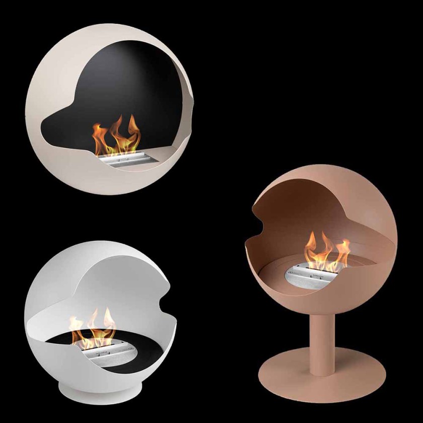 VAUNI Ethanol Kamine Globe & Cupola