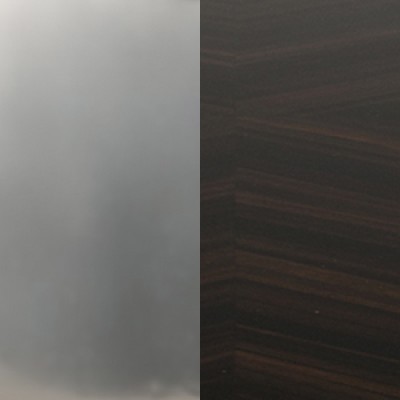 Oberfläche: Italienisches Silber / Madagaskar Ebenholz