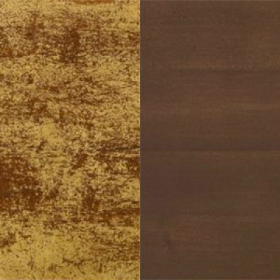 Oberfläche: Schwarz satin / Coco / Renaissance Gold