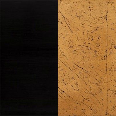 Oberfläche: Schwarz Satin / Oro Nero