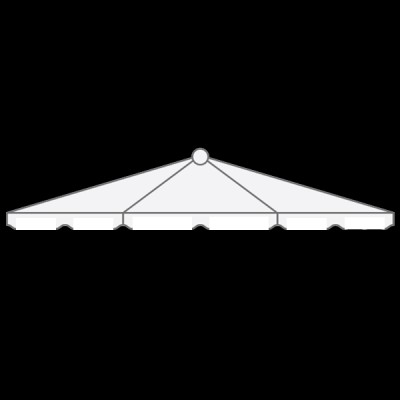 Volant: angesetzter Volant