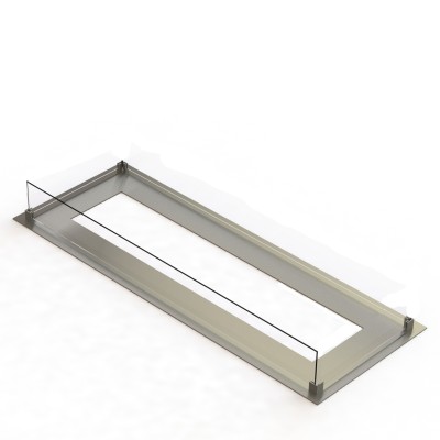 Hitzeschutzglas: 1 Glasscheibe