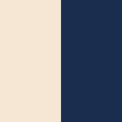 Platte oben / unten: L01 beige / L51 dunkelblau
