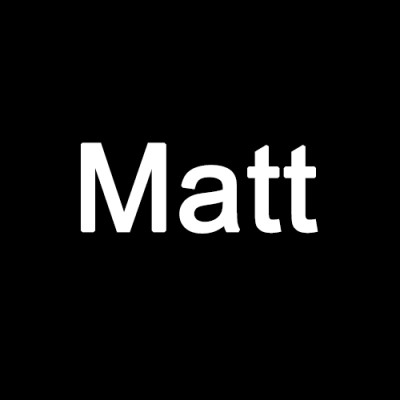Oberfläche: matt