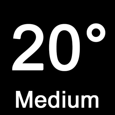 Abstrahlwinkel: 20°