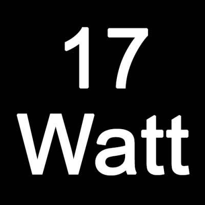Wattage: 17 Watt