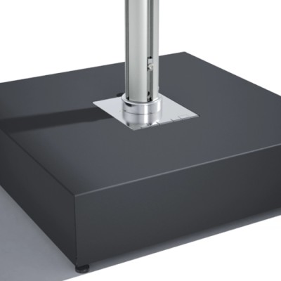 Bodenstand: Aluma-Crete Cube Black Sea