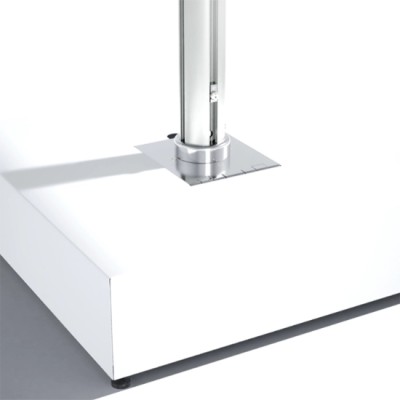Bodenstand: Aluma-Crete Cube Glacier White