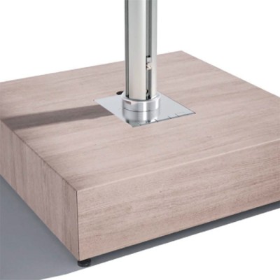Bodenstand: Aluma-Crete Cube Weathered