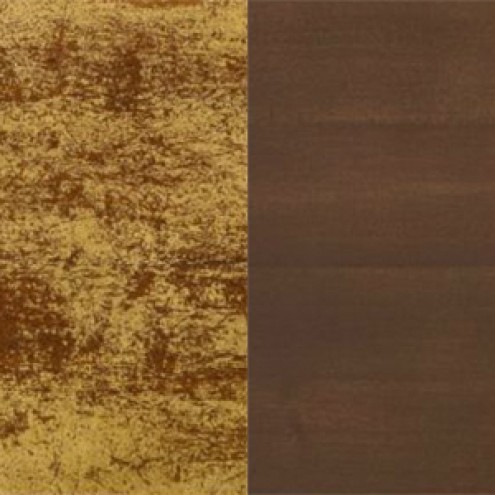 Schwarz satin / Coco / Renaissance Gold