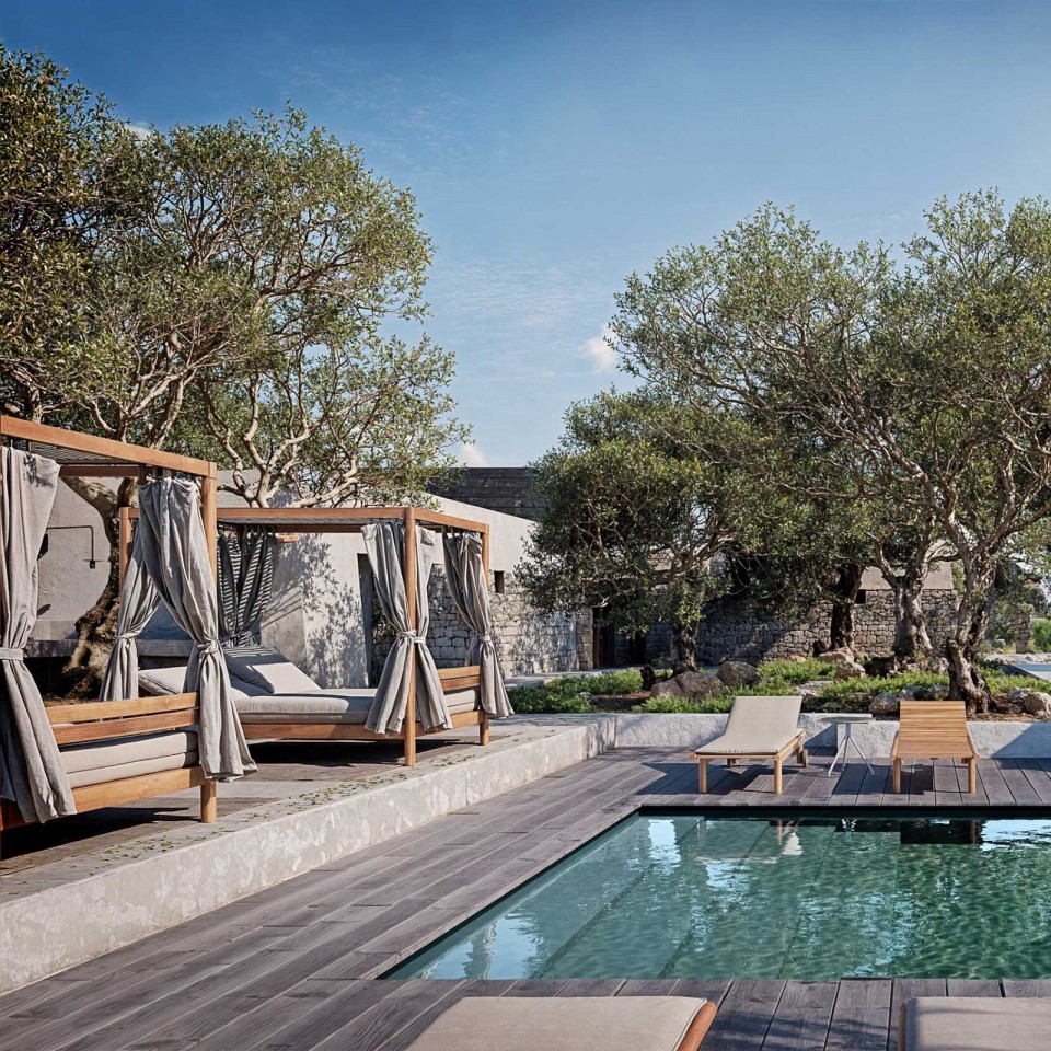 ATMOSPHERA Daybed with PANAMA pergola