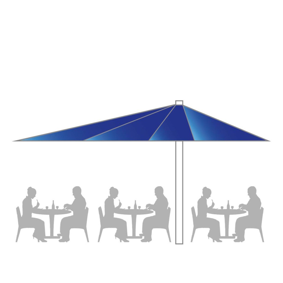 CARAVITA Parasol BIG BEN Freestyle