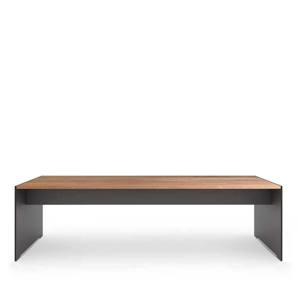 CONMOTO Tisch & 2 Bänke RIVA Wood