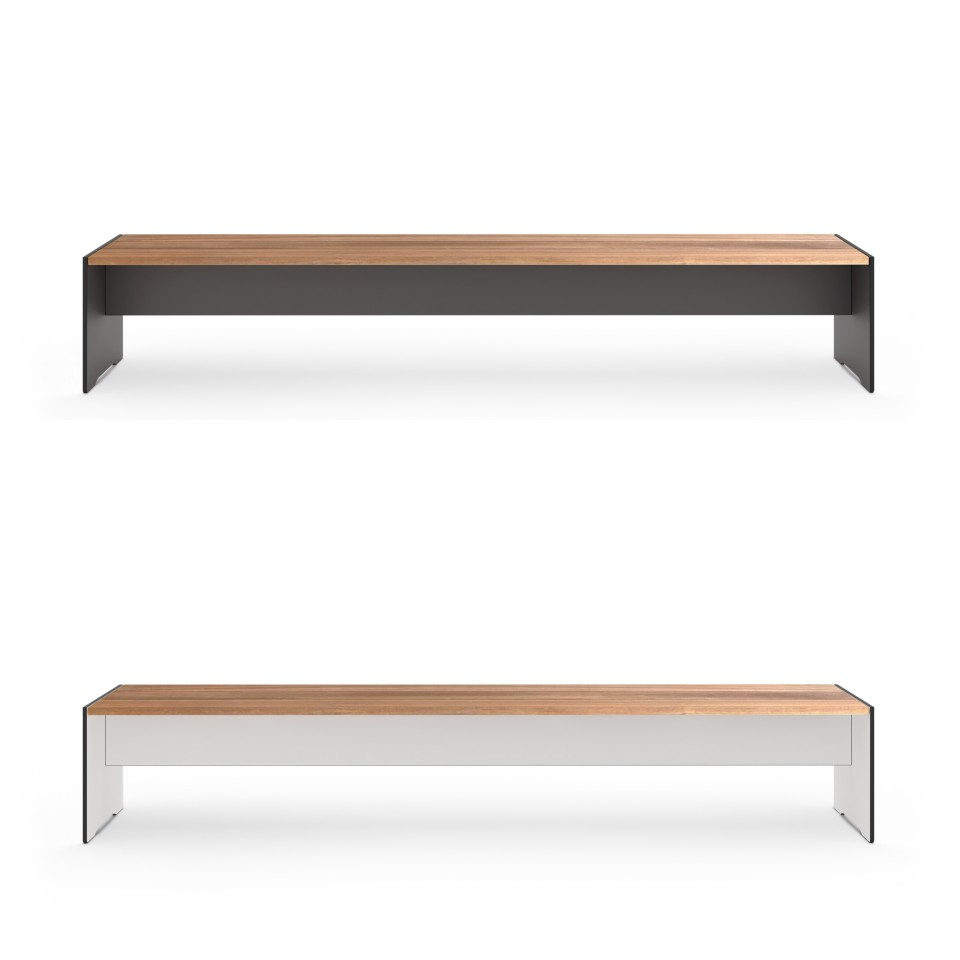 CONMOTO Tisch & 2 Bänke RIVA Wood