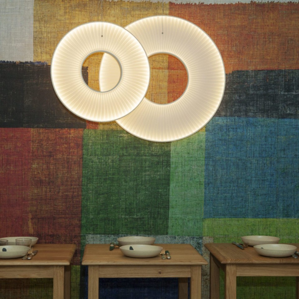 DIX HEURES DIX Pendelleuchte IRIS 80cm - Vertikal