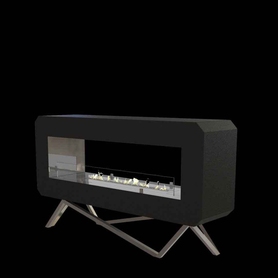 GLAMMFIRE Camino a bioetanolo Urban nero
