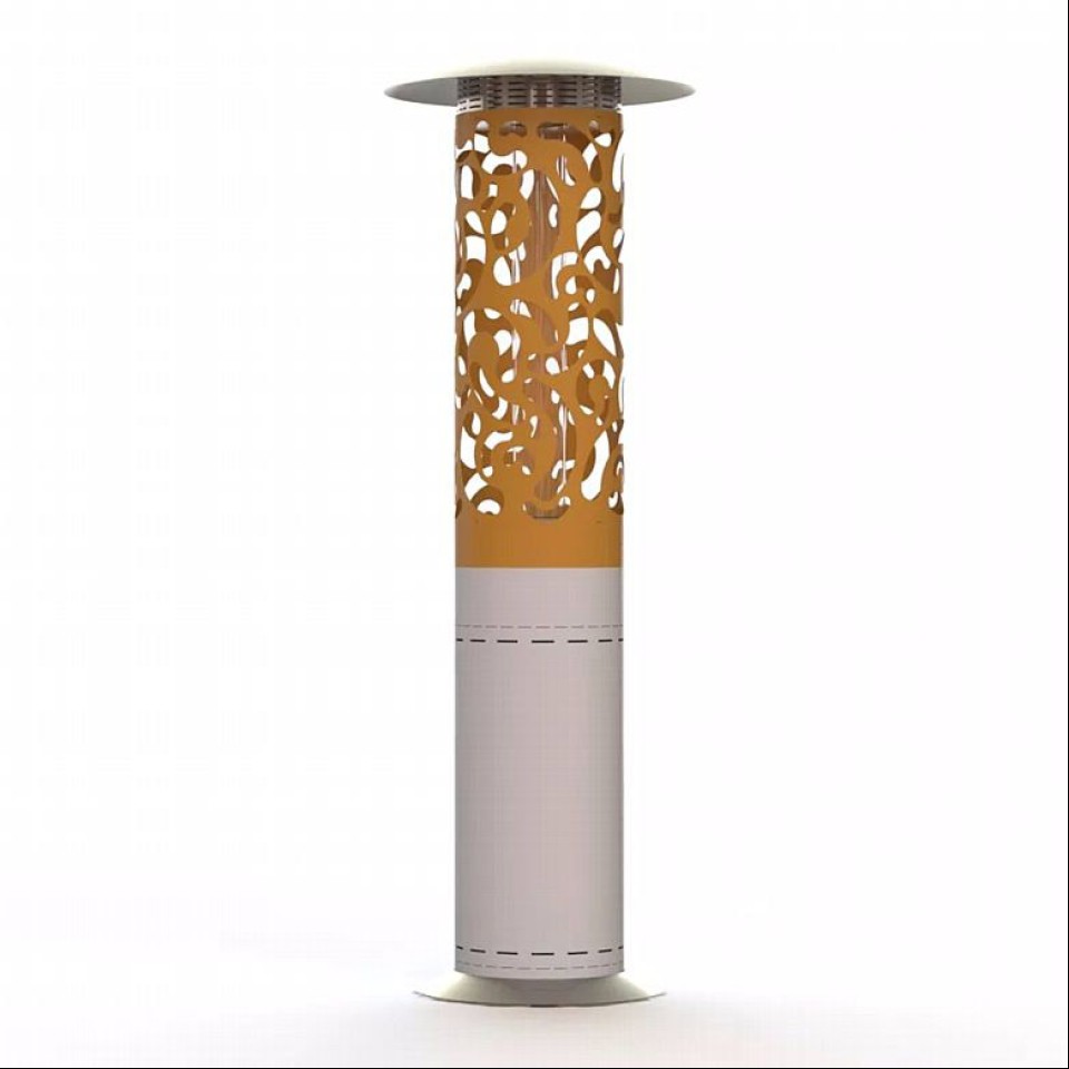 GLAMMFIRE Gas- Heizstrahler BLISS mit Fernbedienung - RAL-Farbe