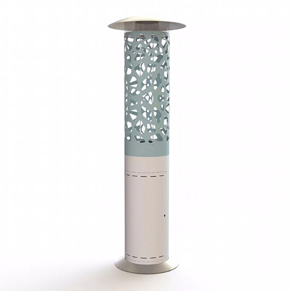 GLAMMFIRE Gas- Heizstrahler TILE mit Fernbedienung - RAL-Farbe