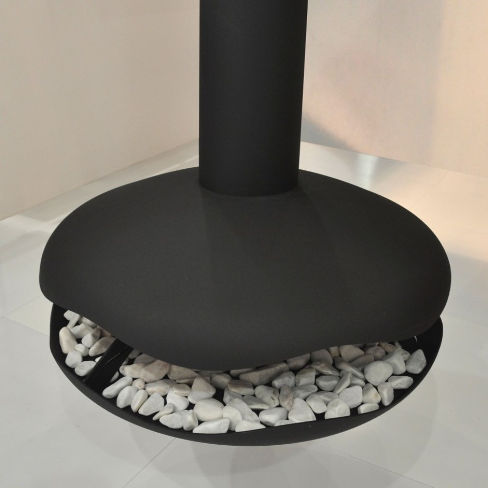 GLAMMFIRE Bioethanol fireplace Perola black