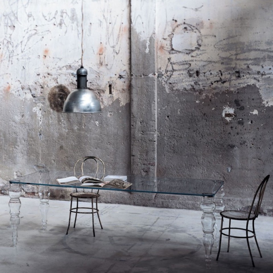 GLAS ITALIA Tisch POST MODERN