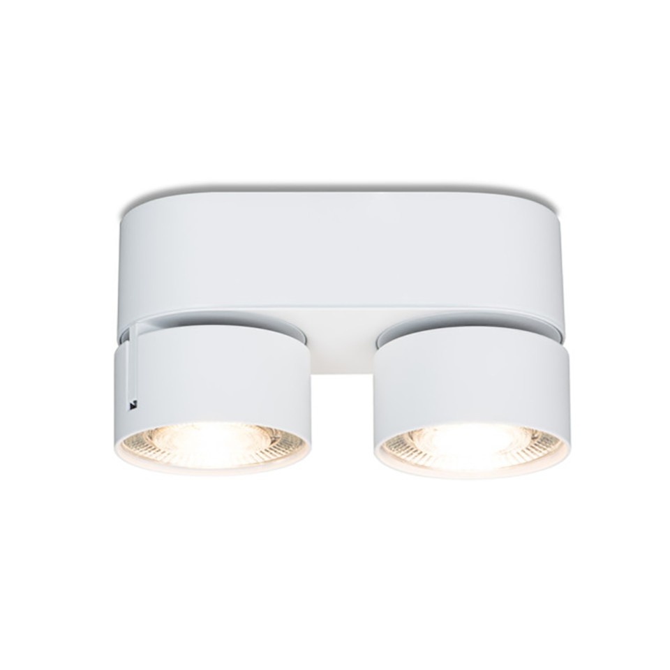 MAWA Wittenberg 4.0 – LED-Aufbaustrahler rechteckig soft – 2-flammig