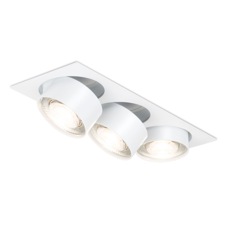 MAWA Wittenberg 4.0 – LED-Einbaustrahler rechteckig – 3-flammig - halbbündig