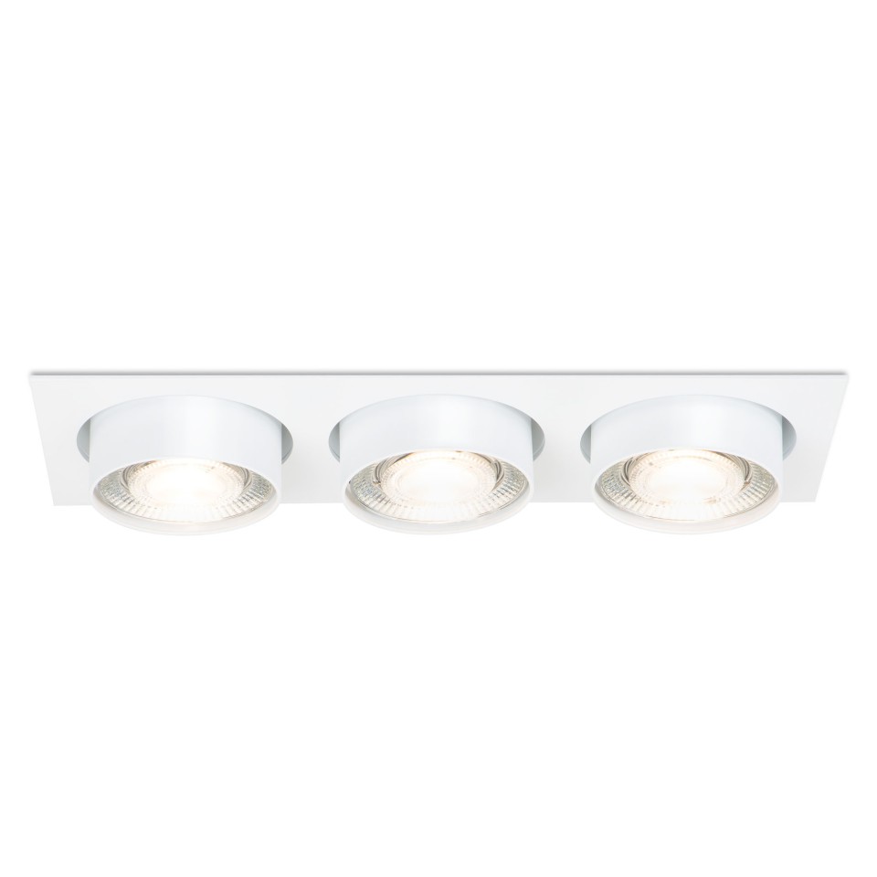 MAWA Wittenberg 4.0 – LED-Einbaustrahler rechteckig – 3-flammig - halbbündig