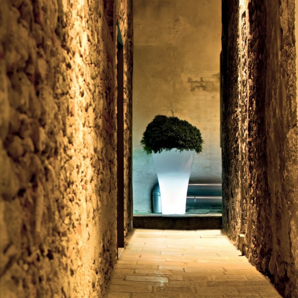 SERRALUNGA Jardinière éclairée MING