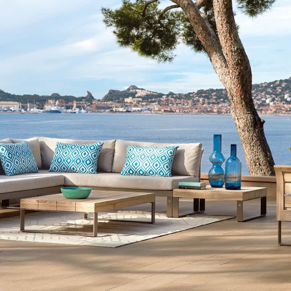 SIFAS KOMFY TEAK Couchtisch 75x75cm