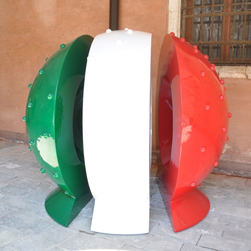 SLIDE ART Skulptur DAL 150° by Alessandro Guerriero