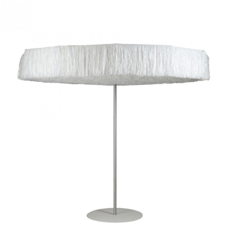SYMO Sonnenschirm FROU FROU weiß Ø 250cm