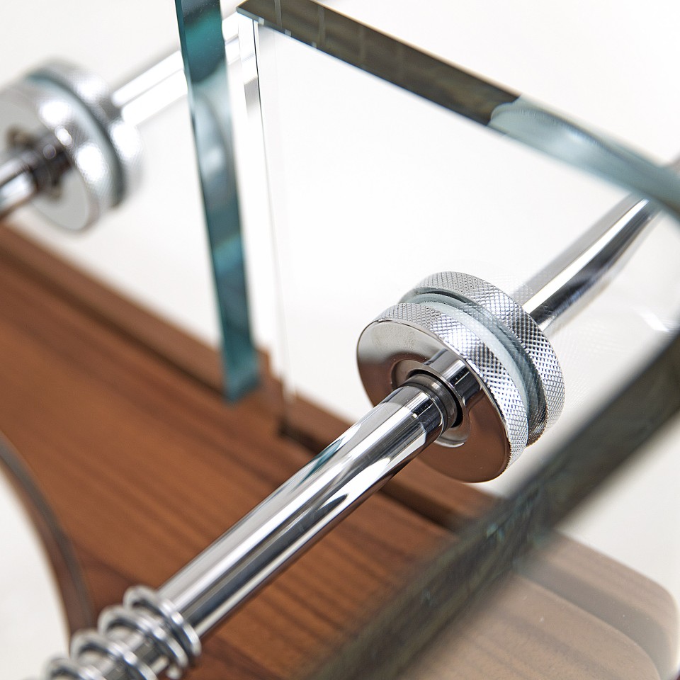 TECKELL 90° MINUTO Classic luxury design table football – walnut