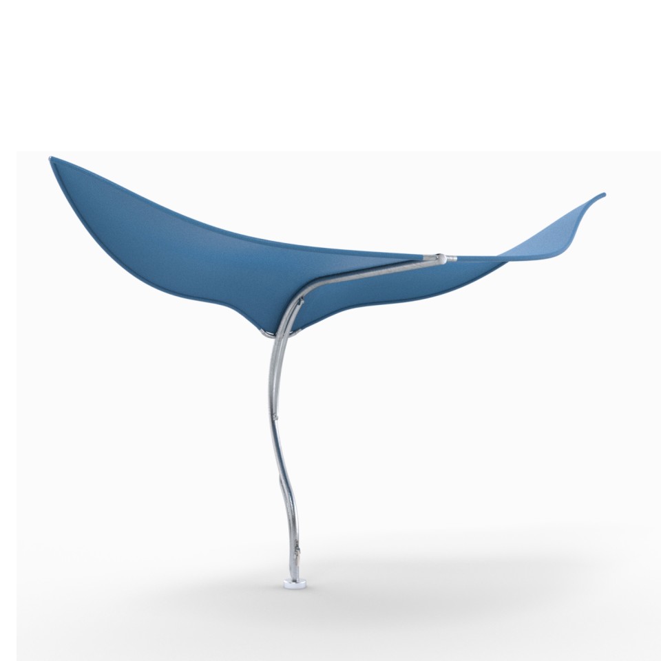 TUUCI Escultura sombra STINGRAY - 2,15 x 3 metros