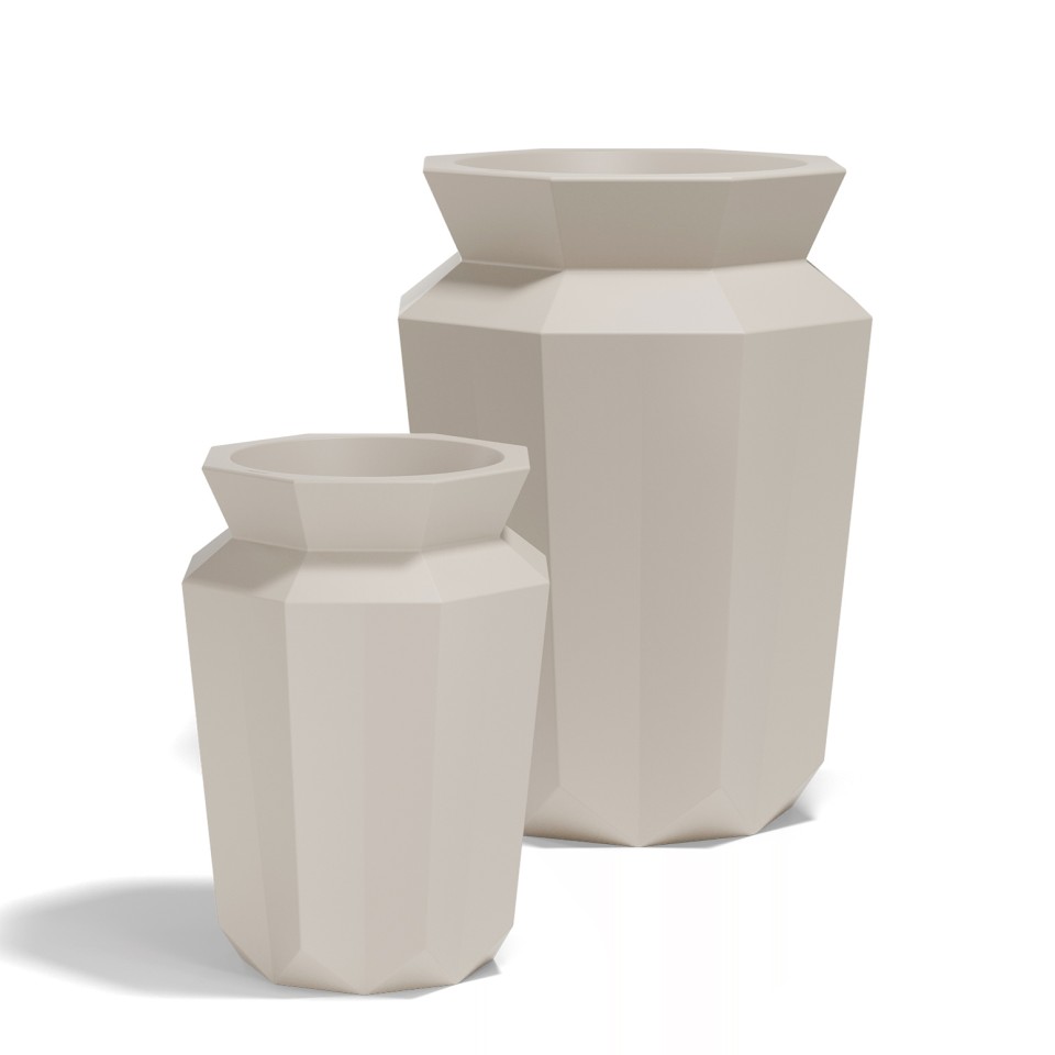 VONDOM Jardinera ORIGAMI HASU 80 / 120 cm - Set 2 uds