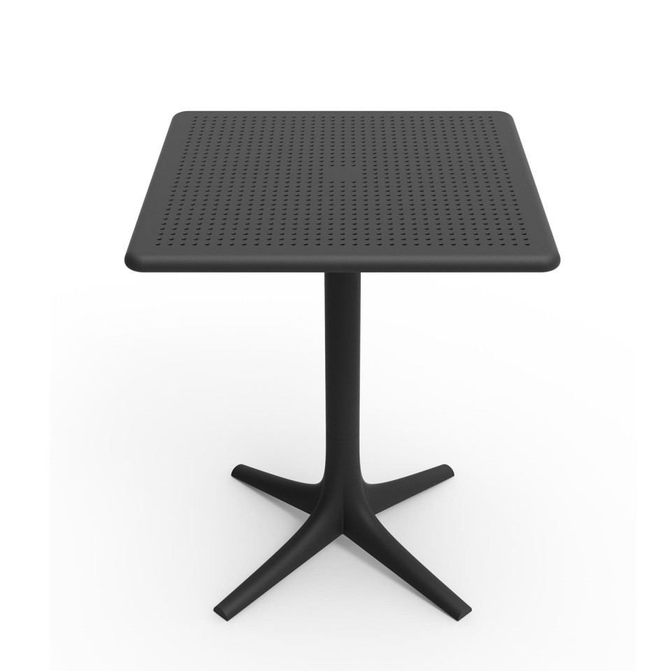Tavolo bistrot VONDOM Palm 60x60 cm con sedie da esterno abbinate - design moderno per terrazze, giardini e ristoranti
