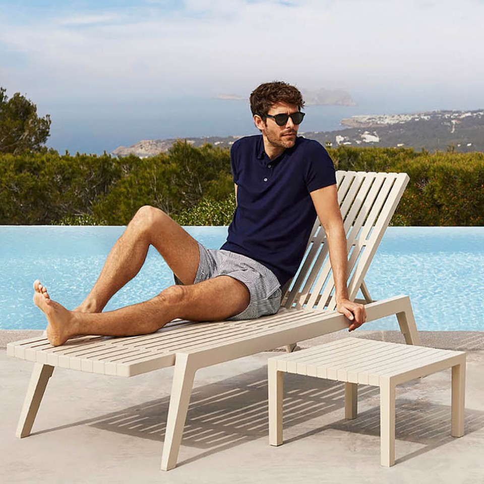 VONDOM Loungetisch SPRITZ - 59x59x28cm - 4er-Set