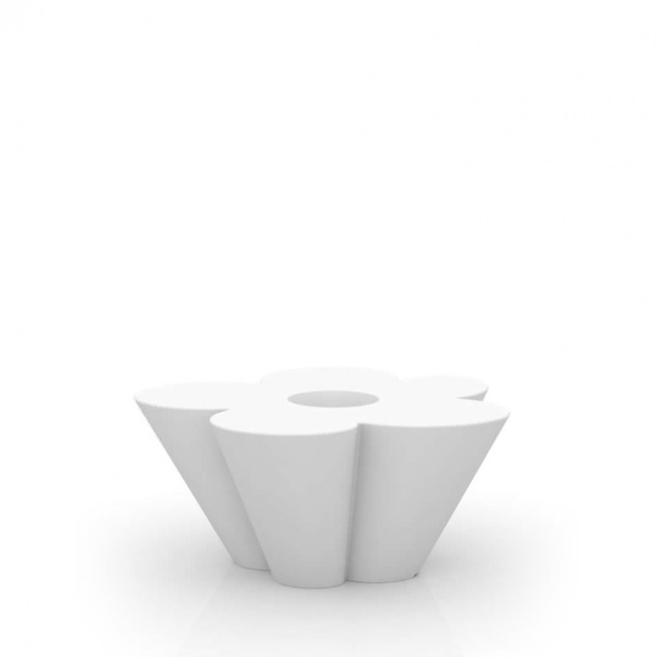 VONDOM Agatha Kindertisch in Blumenform – Kindermöbel weiß