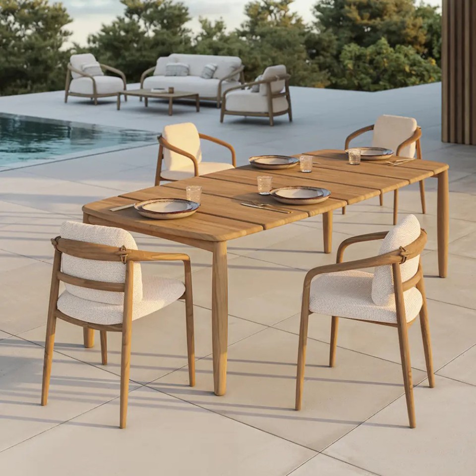 VONDOM FUSTA уличный обеденный стол