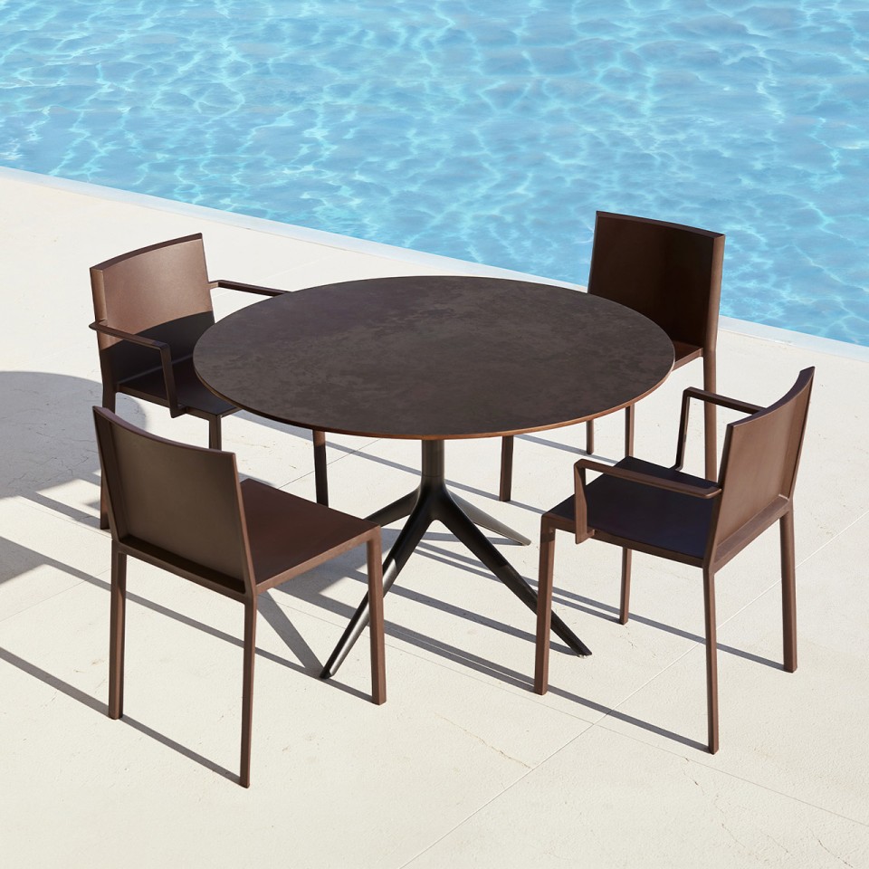 VONDOM bistro table MARI-SOL 4 - Ø 79/89/100 x 73cm