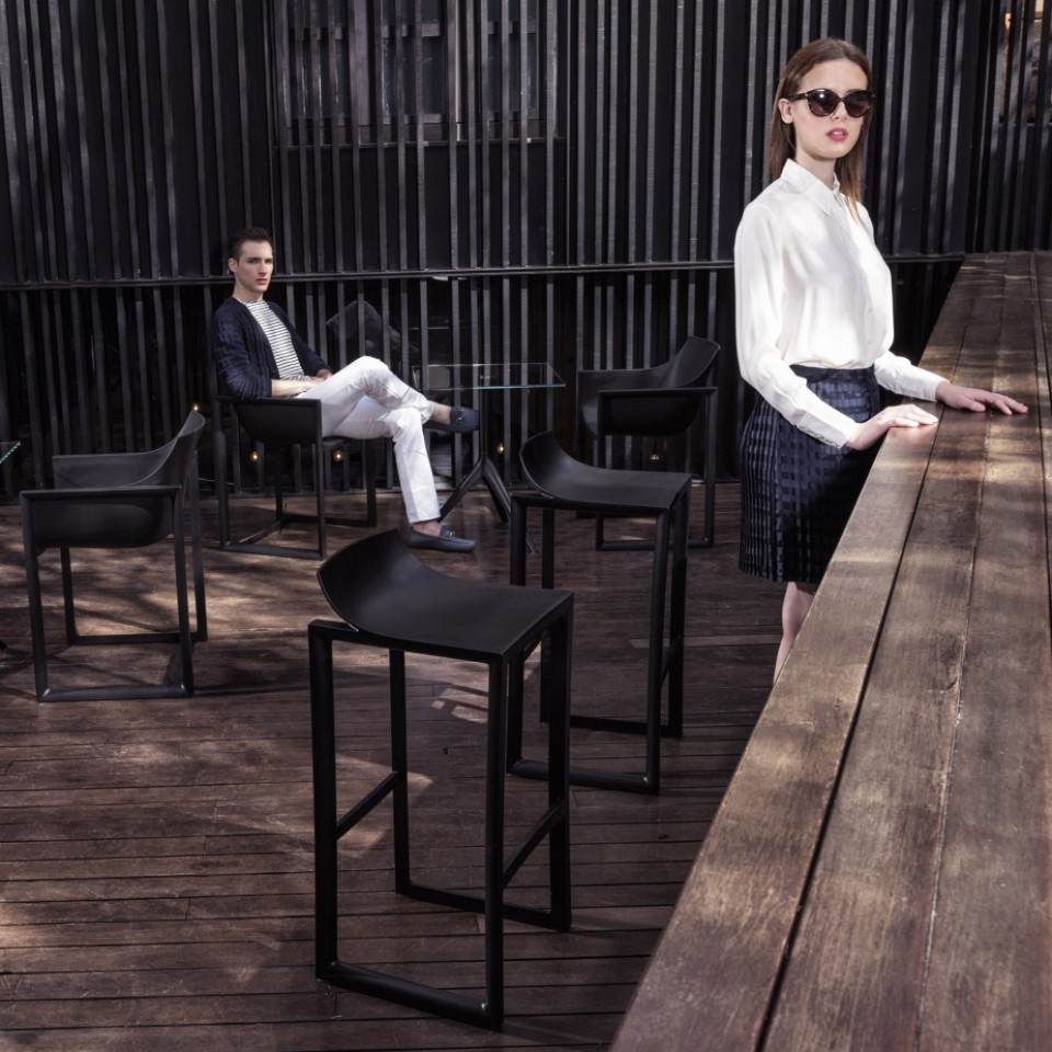 VONDOM Sgabello da bar WALL STREET Set di 2