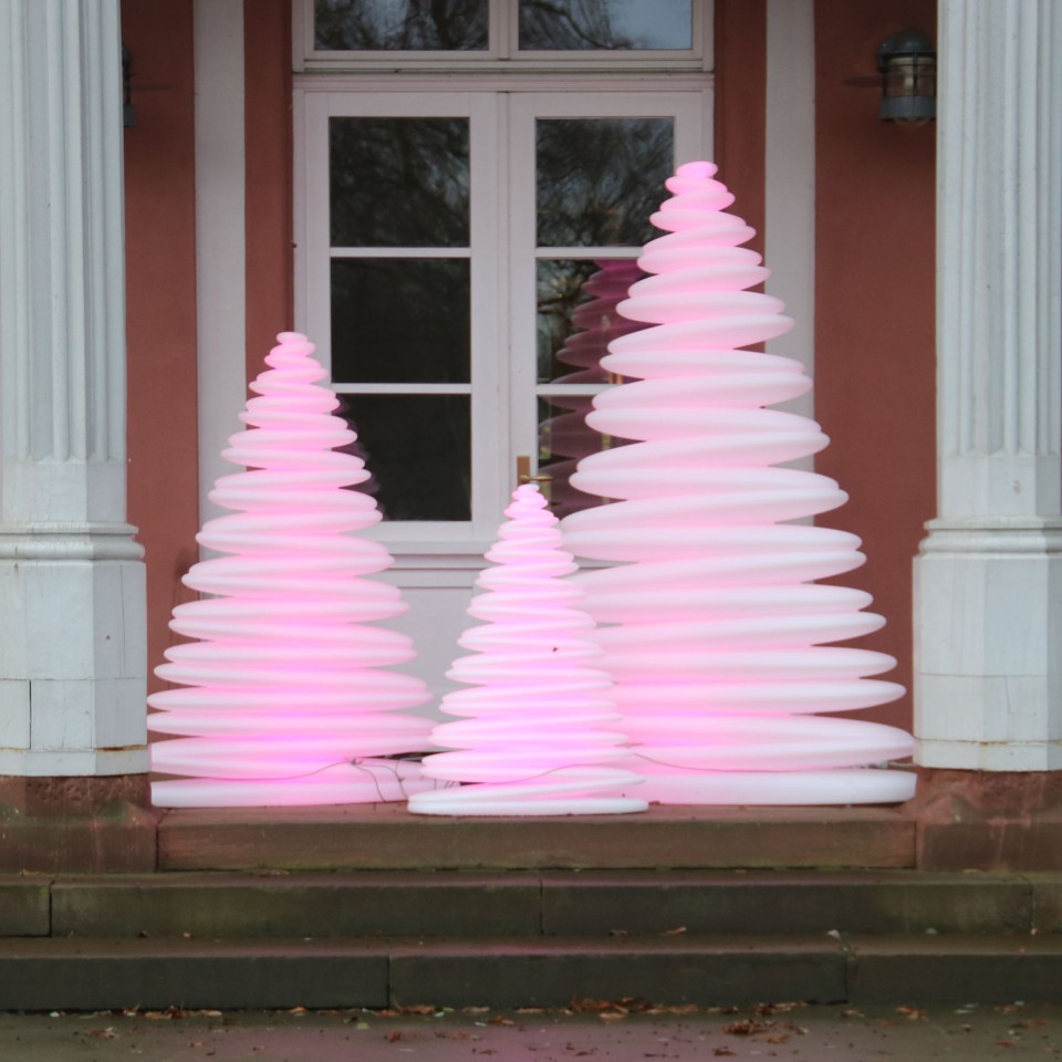 VONDOM CHRISMY Design-Weihnachtsbaum 3er-Set (100/150/200 cm), Outdoor