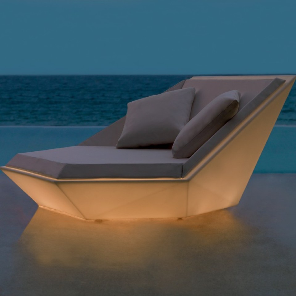 VONDOM Beleuchtetes Daybed FAZ - 180x180cm