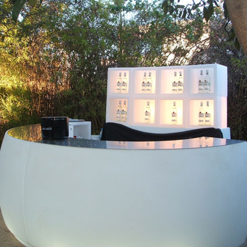 VONDOM Beleuchtetes Barelement FIESTA CURVA